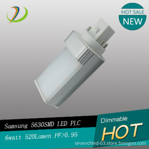 Best price SMD5630 lamp 540lm 6w 6400k e27 pl light fittings
